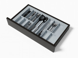 AGOFORM Příborník Classico stříbrno-šedá pro StrongBox 90 (804 x 474 mm)