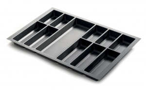 AGOFORM Příborník Classico Kristall SoftTouch černý pro StrongBox 80 (704x474mm)