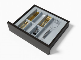 AGOFORM Příborník Classico stříbrno-šedá pro StrongBox 60 (504 x 474 mm)