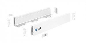 HETTICH 9307140 Atira sada bočnic úplná, 70/470mm, bílá