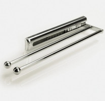 HETTICH 70694 výsuvný věšák na ručníky 370mm 2-ramenný chrom