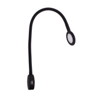 LED lampička Modus Touch USB 12V 2W teplá bílá, černá