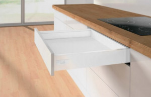 K-HETTICH Atira zásuvka 70, 300mm/30kg, bílá, PTOs