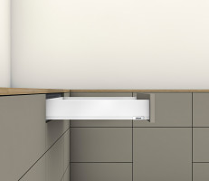 K-BLUM Merivobox, zásuvka M 450mm/70kg, bílá, Inserta