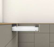 K-BLUM Merivobox, zásuvka N 450mm/40kg, bílá, vrut