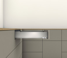 K-BLUM Merivobox, zásuvka M 500mm/40kg, světle šedá IG, vrut