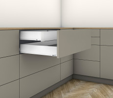 K-BLUM Merivobox, zásuvka M 500mm/40kg, bílá, vnitřní