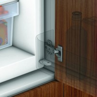 K-BLUM závěs, vestavěné lednice, ploché ramínko, Expando, 95°, podložka Expando