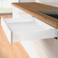K-HETTICH Atira zásuvka 70, 620mm/50kg, bílá, PTO