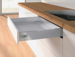 K-HETTICH Atira zásuvka 70, 420mm/50kg, stříbrná, PTO