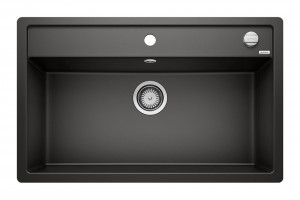 BLANCO 525878 Dřez Dalago 8-F s excentrem Silgranit PuraDur černá