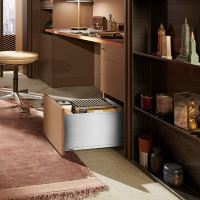 K-BLUM Legrabox, zásuvka F 550mm/70kg, Tip-on, bílá, Expando