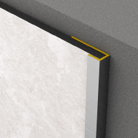Rocko Tiles ukončovací profil "C" STŘÍBRNÝ 2,8m
