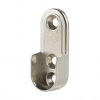 StrongWire držák šatní tyče oválné, RT03, D=15mm, chrom