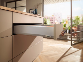 BLUM sada Merivobox, zásuvka M 450mm/40kg, světle šedá IG