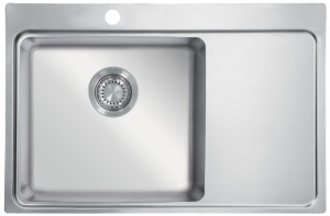 StrongSinks S3 Dřez Nida 787 787x520mm odkap vpravo nerez