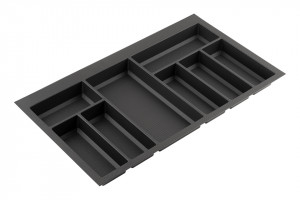 AGOFORM Příborník Classico Kristall softTouch 722x424mm černá