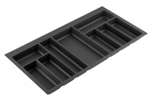 AGOFORM Příborník Classico Kristall softTouch 822x424mm černá