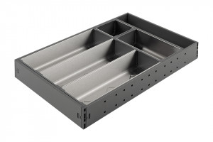 StrongMax příborník, sada 276/450mm, misky 3x264mm + 1x176mm +1x88mm, šedá