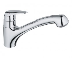 GROHE Baterie kuchyňská Eurodisc vytahovací sprcha chrom 32257001
