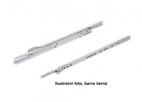 StrongRoll kolečkový výsuv, 400mm/25kg (16"), černá