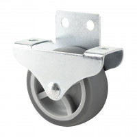 StrongCastors kolečko pevné s bočním uchycením 50mm měkčený běhoun