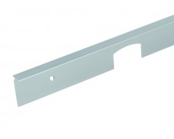 Spojovací lišta rohová/prodlužující pro pracovní desku 38 "0" radius L/P nerez