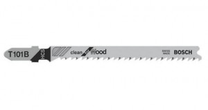 BOSCH 2608630030 Pilový plátek do přímočaré pily T 101 B Clean for Wood, 5ks