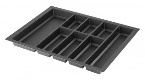 AGOFORM Příborník Classico Kristall softTouch 622x474mm černá