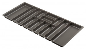 AGOFORM Příborník Nolago basalt šedá pro Merivobox 120 (1108 x 473 mm)