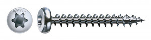SPAX vrut 4x30 půlkulatá hlava TXS, W, 4C