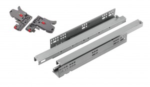 StrongRide synchro 3D skrytý celovýsuv, 350mm/40kg, tlumený dotah