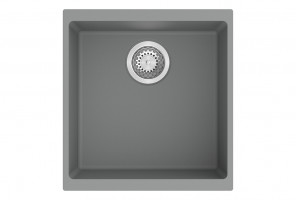 StrongSinks S3 Dřez granit Hron 430 430x460mm bez odkapu šedá