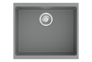 StrongSinks S3 Dřez granit Hron 530 530x460mm bez odkapu šedá