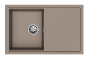 StrongSinks S3 Dřez granit Labe 780 780x500mm s odkapem béžová