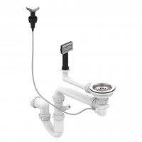 StrongSinks S3 Sifon pro úsporu místa s excentrem pro granitové dřezy