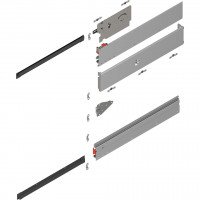 BLUM 801P600E.L2 Revego Uno vodicí lišta pro kapsu, 600 mm, levá