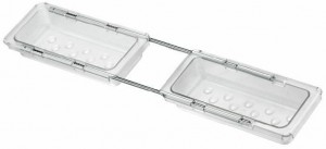 VIBO AVP10T, miska transparentní do šatního rámu