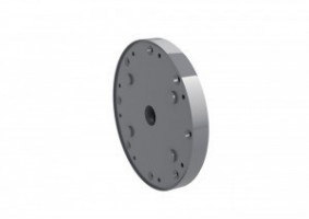 VIBO ASSA D2, distanční podložka pro sklopnou šatní tyč, 16mm, šedá