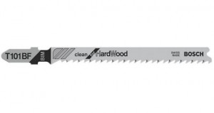 BOSCH 2608634234 Pilový plátek do přímočaré pilky T101BF Clean for Hard Wood,5ks