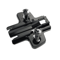 HETTICH 9091801 montážní podložka Sensys D=3 eurošroub obsidián