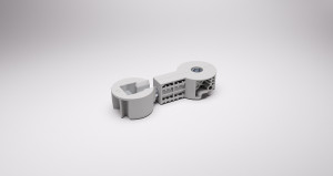 K-IF Spojovací šroub pracovní desky Quick Tech 35/64mm + plastový protikus