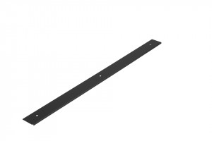 Ukončovací lišta pro pracovní desku 38mm "0" radius levá černá matná