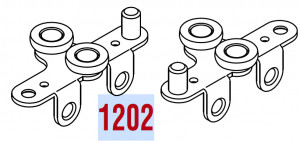 SISCO 1202 horní jezdec levý DX