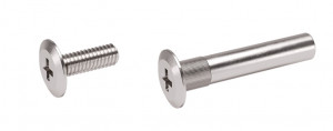 K-IF Spojovací kování FLAT M4x30 - 40mm komplet nikl