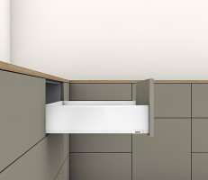 K-BLUM Merivobox, zásuvka K 300mm/40kg, bílá, vrut
