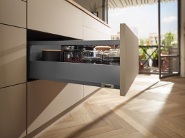 K-BLUM Merivobox E 600 mm, 70 kg, Orion šedá, vrut