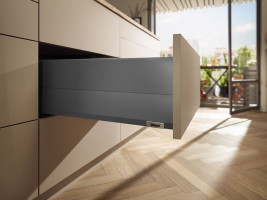 K-BLUM Merivobox E Boxcap 550 mm, 70 kg, Orion šedá, vrut
