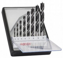 BOSCH 2607010533 Sada vrtáků do dřeva Robust Line 3–10 mm, 8dílná