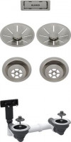BLANCO 207441 Příslušenství odtoková sada 2x3,5 InFino Satin Platinum